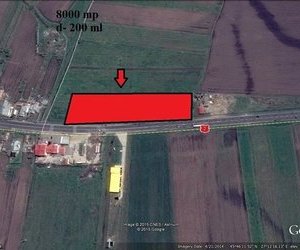 Teren extravilan 8000 mp zona intrare Garoafa