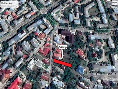 Teren in suprafata de 545mp  str Trotus