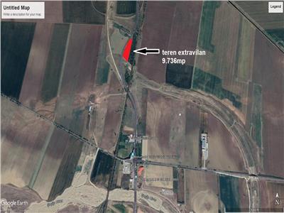 Teren extravilan la E85 zona Tisita  Marasesti 9.736mp