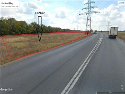 Teren extravilan la E85 zona Tisita - Marasesti 9.736mp