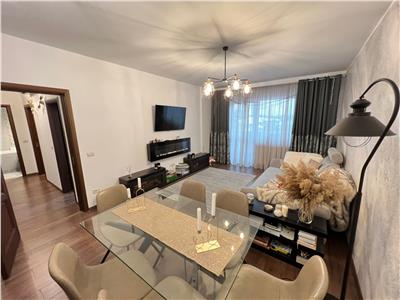 Apartament 2 camere, etaj 2, 65mp, bloc nou, mobilat si utilat