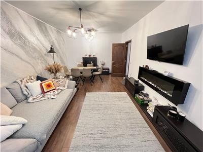 Apartament 2 camere, etaj 2, 65mp, bloc nou, mobilat si utilat