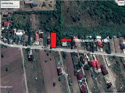 teren 1000 mp ,d=18,63 zona Laminoru, str Militari