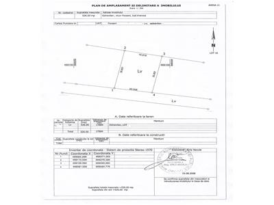 Teren zona Vlad Tepes 526mp