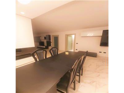 Penthouse ultramodern, curte,etaj 2, mobilat+ utilat premium