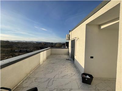 Penthouse ultramodern, curte,etaj 2, mobilat+ utilat premium