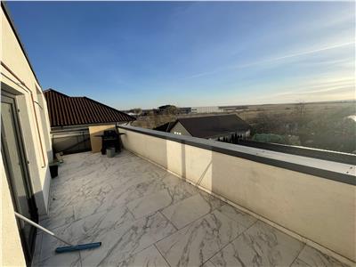 Penthouse ultramodern, curte,etaj 2, mobilat+ utilat premium
