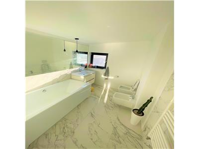 Penthouse ultramodern, curte,etaj 2, mobilat+ utilat premium