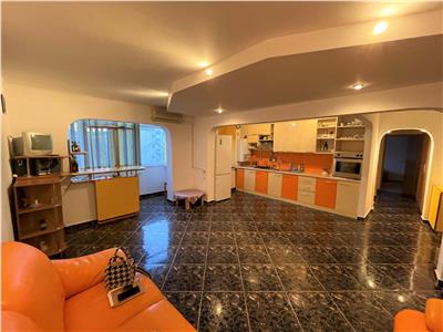 Apartament 3 camere, etaj 3, mobilat+ utilat,CT+AC, zona Pompieri