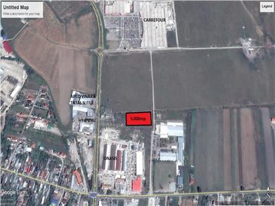 5000mp de vanzare Zona Onasis , E 85, autorizatie hale 600 si 400mp