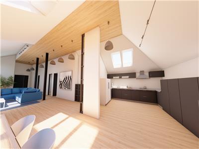 Penthouse, etaj1, 200 mp, MOBILAT SI UTILAT DE LUX, centru