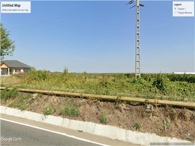 Teren intravilan + extravilan total 7.372 mp de vanzare in Cotesti